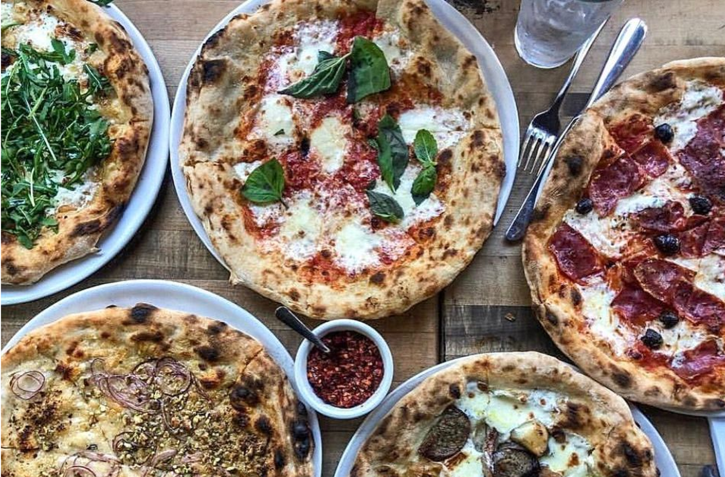 pizzas from Pizzeria Bianco